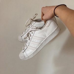 Adidas Superstar Sneakers in White!